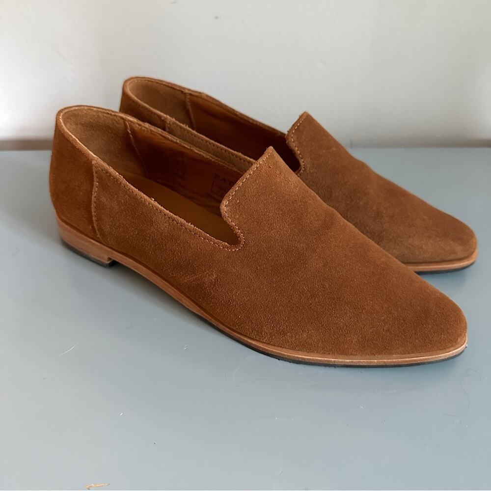 Portland Leather Goods Patina Collection Suede Loafers 7.5